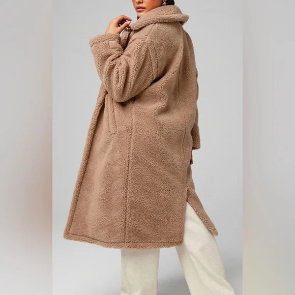 Fabletics Teddy Long Coat - Picture 2 of 10